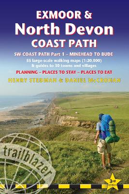 Exmoor & North Devon Coast Path Trailblazer Walking Guide: Minehead to Bude book