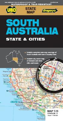 South Australia State & Cities Map 519 11th ed waterproof book