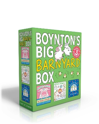 Boynton's Big Barnyard Box (Boxed Set): Perfect Piggies!; Fifteen Animals!; Barnyard Dance! by Sandra Boynton