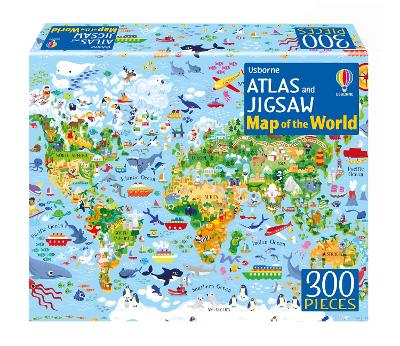 Atlas and Jigsaw Map of the World book