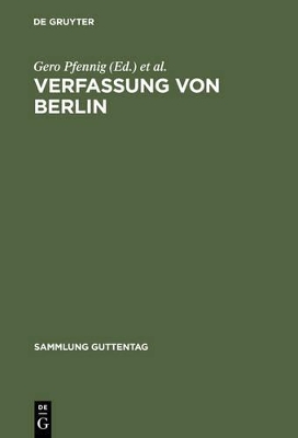 Verfassung Von Berlin book