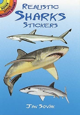 Realistic Sharks Stickers book