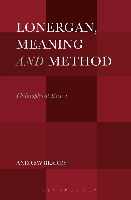 Lonergan, Meaning and Method book