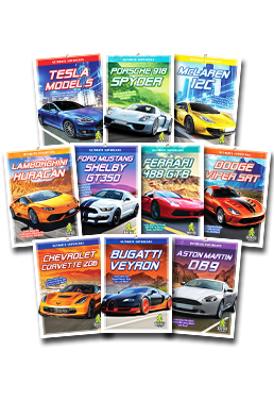 Ultimate Supercars Set of 10 Books book