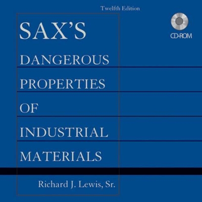 Sax's Dangerous Properties of Industrial Materials, Set CD-ROM book