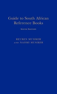 Guide to South African Reference Books book