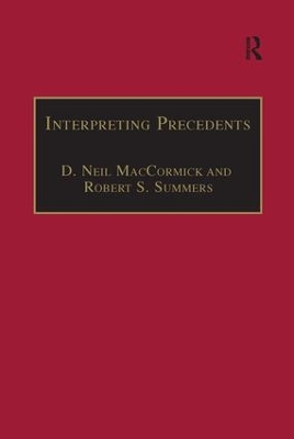 Interpreting Precedents by D. Neil MacCormick