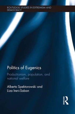 Politics of Eugenics: Productionism, Population, and National Welfare by Alberto Spektorowski