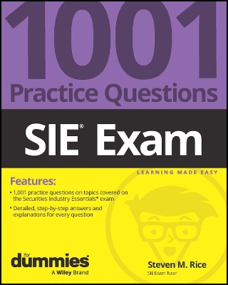 SIE Exam: 1001 Practice Questions For Dummies book