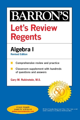 Let's Review Regents: Algebra I Revised Edition book