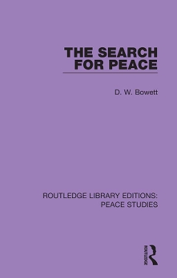 The Search for Peace book