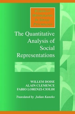 Quantitative Analysis of Social Representations book