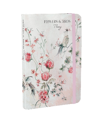 Flowers & Birds Peony A6 Notebook book