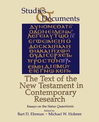 Text of the New Testament in Contemporary Research book