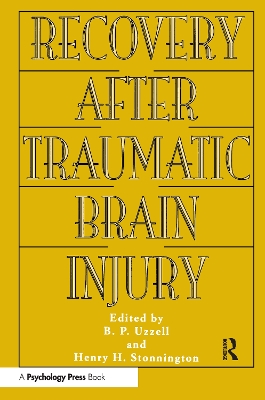 Recovery After Traumatic Brain Injury book