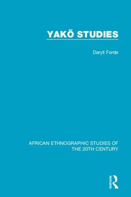 Yakoe Studies by Daryll Forde