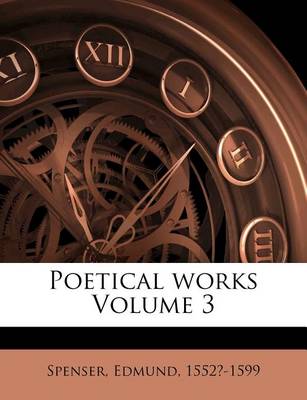 Poetical Works Volume 3 book