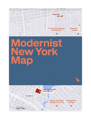 Modernist New York Map: Guide to 20th century architecture in New York City book