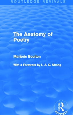 Anatomy of Poetry book