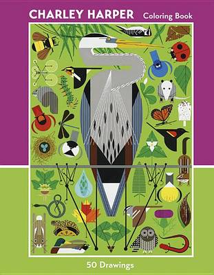 Charley Harper 50 Drawings Coloring Book Cbk009 book