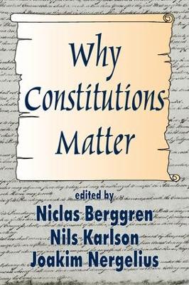 Why Constitutions Matter book