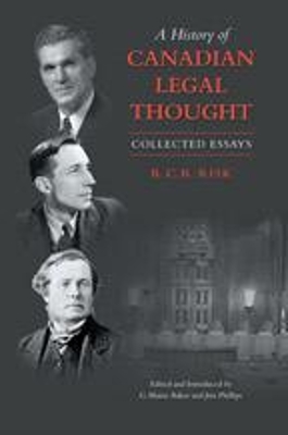History of Canadian Legal Thought book