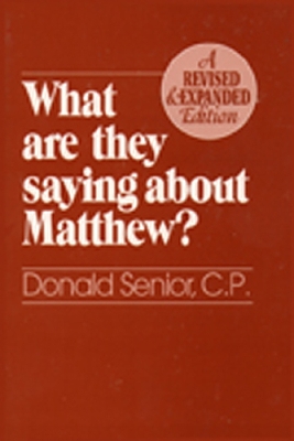 What are They Saying About Matthew? book