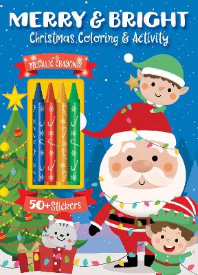 Merry & Bright! Christmas Coloring book