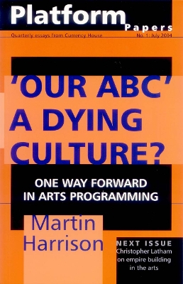 'Our ABC' a Dying Culture? book