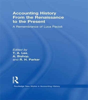 Accounting History from the Renaissance to the Present book