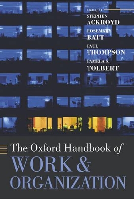 Oxford Handbook of Work and Organization book