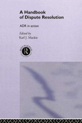 Handbook of Dispute Resolution book
