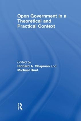Open Government in a Theoretical and Practical Context book