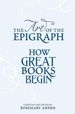 Art of the Epigraph book