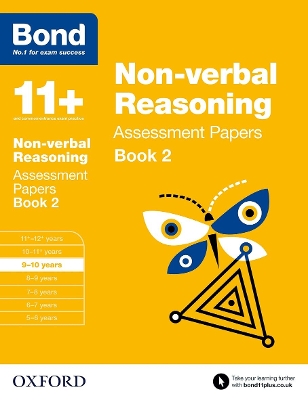 Bond 11+: Non-verbal Reasoning: Assessment Papers: 9-10 years Book 2 book