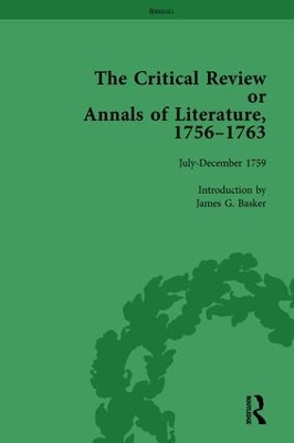 The Critical Review or Annals of Literature, 1756-1763 Vol 8 book