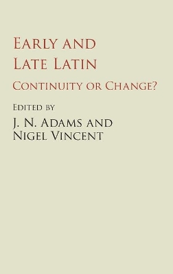 Early and Late Latin book