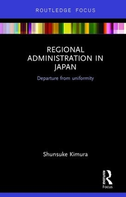Regional Administration in Japan book