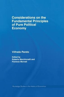 Considerations on the Fundamental Principles of Pure Political Economy by Vilfredo Pareto