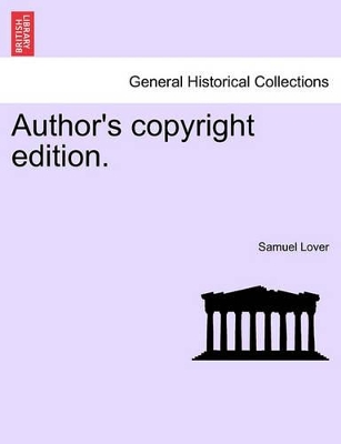 Author's Copyright Edition. book