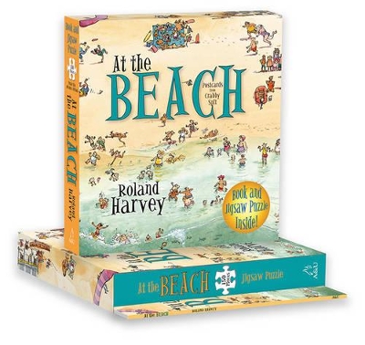 At the Beach Book and Jigsaw Puzzle by Roland Harvey