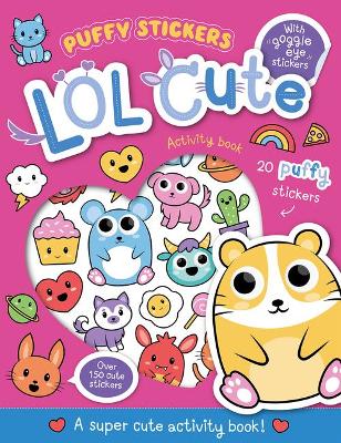 Puffy Sticker LOL Cute book