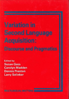 Variation in Second Language Acquisition by Susan Gass