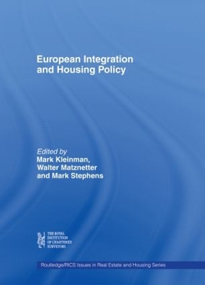 European Integration and Housing Policy book