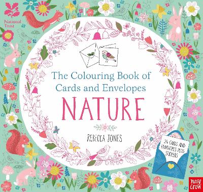 National Trust: The Colouring Book of Cards and Envelopes - Nature book