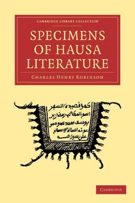 Specimens of Hausa Literature book