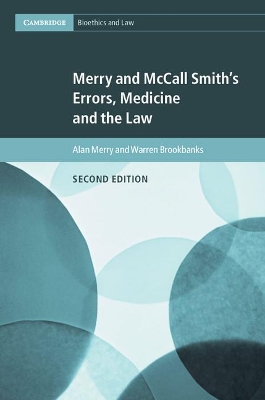 Merry and McCall Smith's Errors, Medicine and the Law book