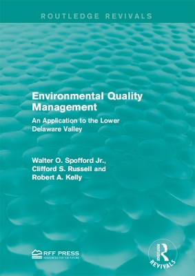 Environmental Quality Management: An Application to the Lower Delaware Valley book