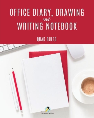 Office Diary, Drawing and Writing Notebook Quad Ruled book