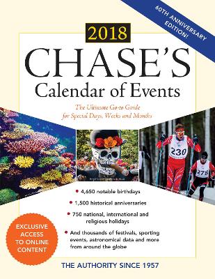 Chase's Calendar of Events 2018 book